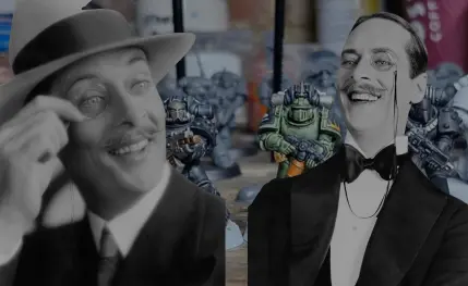 Just two dudes wearing monocles and laughing about all the money they make from warhammer