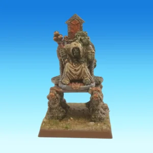 A Realm of Chaos era nurgle sorcerer on Palanquin of Nurgle
